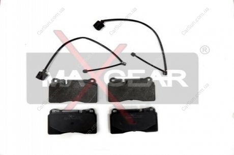 Комплект тормозных накладок, дисковый тормоз MAXGEAR 19-0567