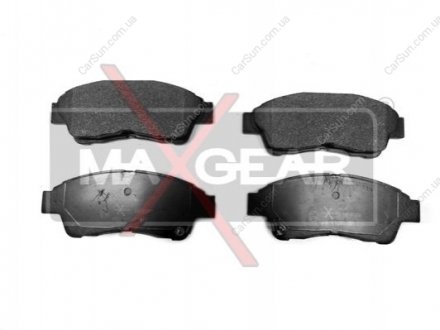 Комплект гальмівних накладок, дискове гальмо MAXGEAR 19-0569 (фото 1)
