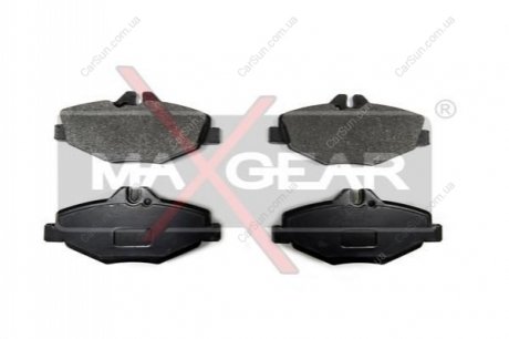 Комплект тормозных накладок, дисковый тормоз MAXGEAR 19-0572 (фото 1)