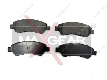 Комплект тормозных накладок, дисковый тормоз MAXGEAR 19-0575