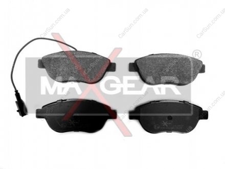 Комплект тормозных накладок, дисковый тормоз MAXGEAR 19-0577 (фото 1)
