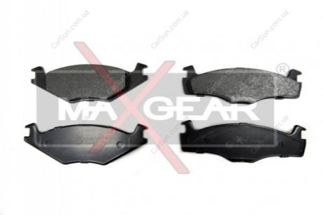 Комплект тормозных накладок, дисковый тормоз MAXGEAR 19-0584 (фото 1)