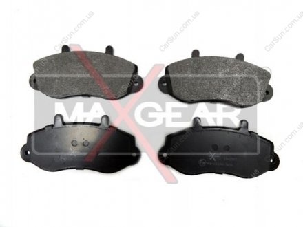 Комплект тормозных накладок, дисковый тормоз MAXGEAR 19-0587 (фото 1)