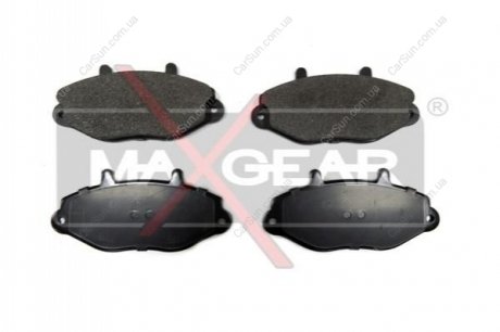 Комплект тормозных накладок, дисковый тормоз MAXGEAR 19-0589