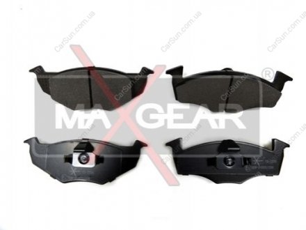 Комплект тормозных накладок, дисковый тормоз MAXGEAR 19-0599