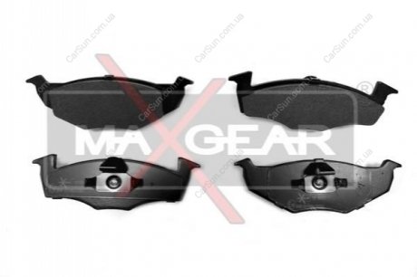 Комплект тормозных накладок, дисковый тормоз MAXGEAR 19-0607