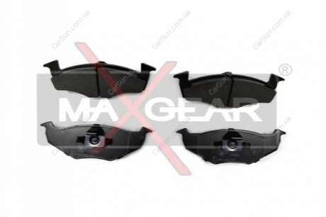 Комплект тормозных накладок, дисковый тормоз MAXGEAR 19-0608