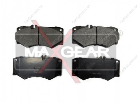 Комплект гальмівних накладок, дискове гальмо MAXGEAR 19-0618