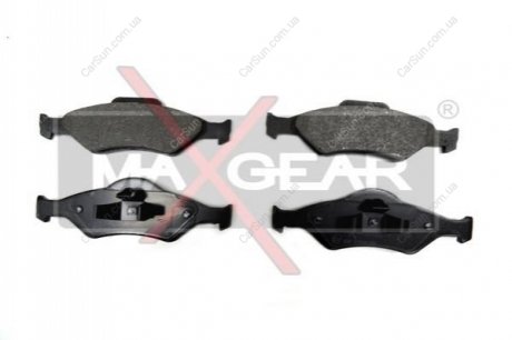 Комплект гальмівних накладок, дискове гальмо MAXGEAR 19-0622