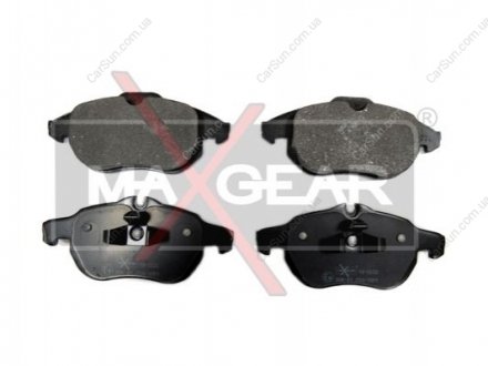 Комплект тормозных накладок, дисковый тормоз MAXGEAR 19-0632