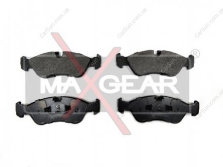 Комплект тормозных накладок, дисковый тормоз MAXGEAR 19-0654