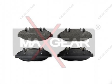 Комплект тормозных накладок, дисковый тормоз MAXGEAR 19-0669