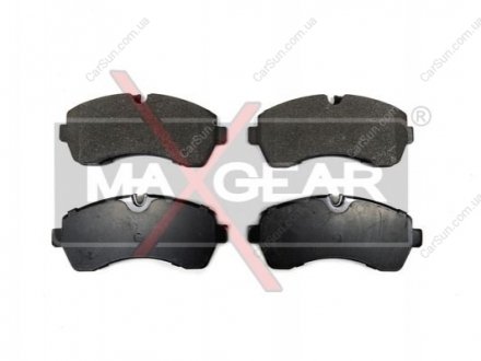 Комплект гальмівних накладок, дискове гальмо MAXGEAR 19-0675 (фото 1)