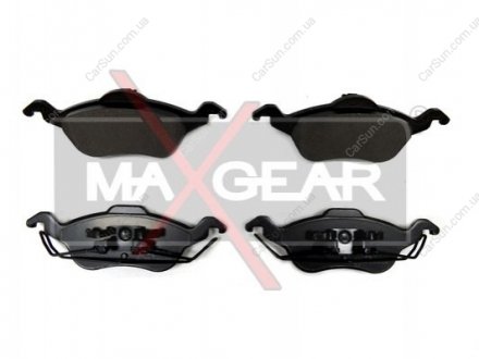 Комплект тормозных накладок, дисковый тормоз MAXGEAR 19-0676