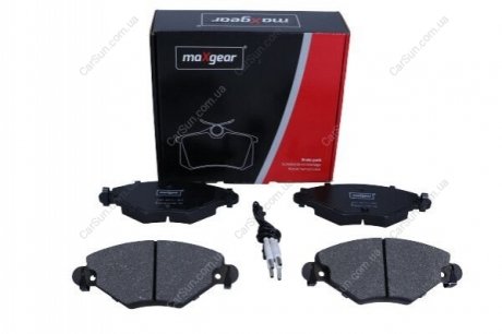 Комплект гальмівних накладок, дискове гальмо MAXGEAR 19-0871
