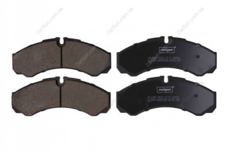 Комплект тормозных накладок, дисковый тормоз MAXGEAR 19-1099