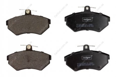 Комплект тормозных накладок, дисковый тормоз MAXGEAR 19-1110