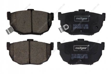 Комплект тормозных накладок, дисковый тормоз MAXGEAR 19-1134