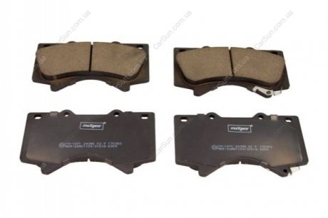 Комплект тормозных накладок, дисковый тормоз MAXGEAR 19-1471 (фото 1)