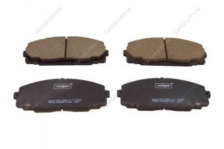 Комплект тормозных накладок, дисковый тормоз MAXGEAR 19-1509 (фото 1)