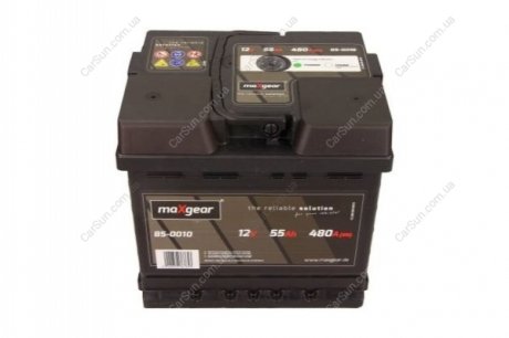 Стартерный аккумулятор MAXGEAR 85-0010 (фото 1)