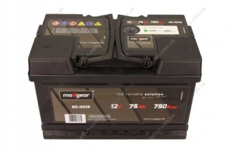 Стартерний акумулятор MAXGEAR 850013 (фото 1)
