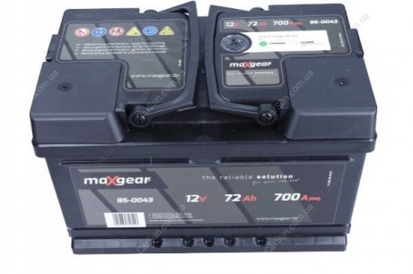 Стартерный аккумулятор MAXGEAR 850043