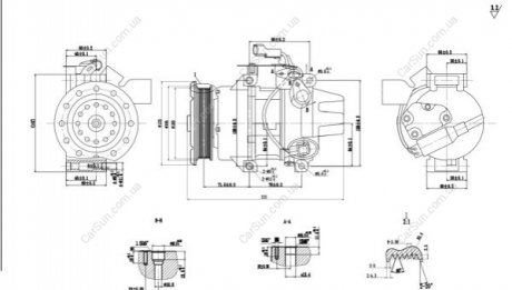 Компрессор, система кондиционирования воздуха MAXGEAR AC375681 (фото 1)