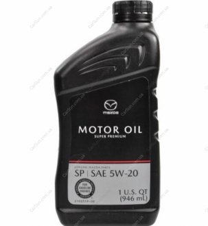 Мастило моторне (ENGINE OIL 5W-20 Super Premium SP/GF-6), 0.946L MAZDA 0000775W20QT