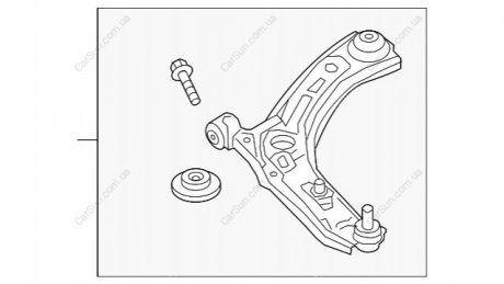 Важіль передній нижній MAZDA BDER34300A