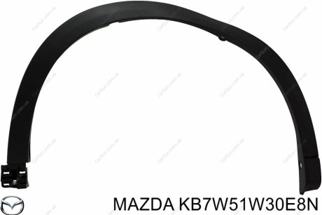 Накладка крил перед (l) MAZDA KB7W51W30E8N