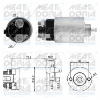 Магнітний перемикач, стартер MEAT&DORIA 46156 (фото 1)