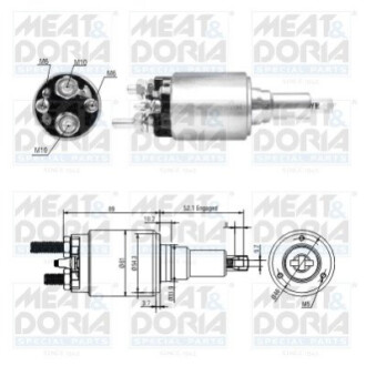 Втягивающее реле стартера MEAT&DORIA 46290