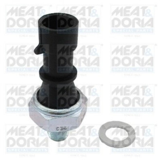 Датчик тиску оливи Opel Astra H/Vectra C/Corsa D 1.7-3.0 6V CDTi 05- (M10x1) (0.2 bar) MEAT&DORIA 72097