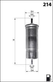 Фильтр топливный в сборе MECAFILTER ELE6000 (фото 1)
