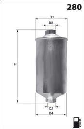Фильтр топливный в сборе MECAFILTER ELE6012 (фото 1)
