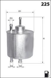 Фильтр топливный в сборе MECAFILTER ELE6093