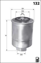 Фильтр топливный в сборе MECAFILTER ELG5217 (фото 1)