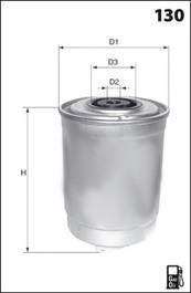 Фильтр топливный в сборе MECAFILTER ELG5243 (фото 1)
