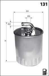 Фильтр топливный в сборе MECAFILTER ELG5252