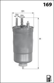 Фильтр топливный в сборе MECAFILTER ELG5326 (фото 1)