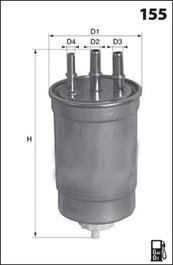 Фильтр топливный в сборе MECAFILTER ELG5393 (фото 1)