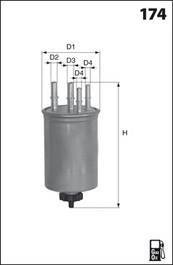 Автозапчастина MECAFILTER ELG5464