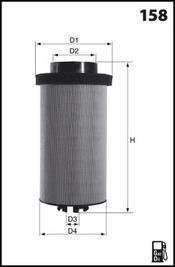 Фильтр топливный в сборе MECAFILTER ELG5517