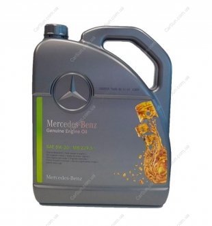 Олива моторна MB 229.52 5W-30, 5л. MERCEDES-BENZ A000989700613