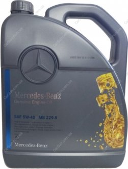 Моторна олія PKW-Synthetic MB 229.5 5W-40 5л - MERCEDES-BENZ A000989920213AIFE