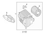 Фільтр повітряний двигуна MERCEDES-BENZ 'A133094010464' (фото 3)