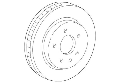 Диск тормозной MERCEDES-BENZ A1634210512