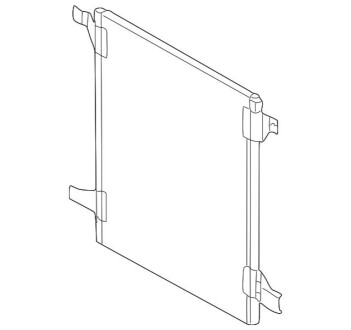Радиатор кондиционера в сборе MERCEDES-BENZ A1638300170 (фото 1)