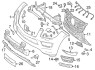 Накладка номерного знаку MERCEDES-BENZ A1668850381 (фото 3)